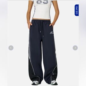 AELFRIC EDEN CONTRAST SIDE BAGGY TRACK PANTS